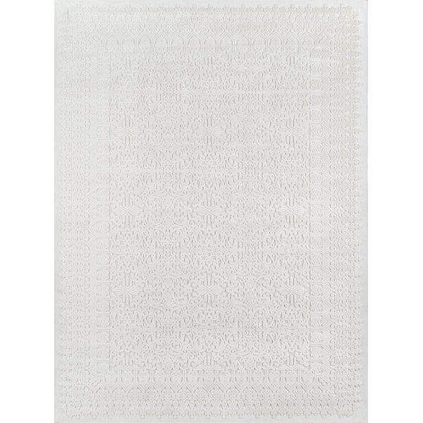 One Allium Way® Malm Wool OffWhite Rug Wayfair